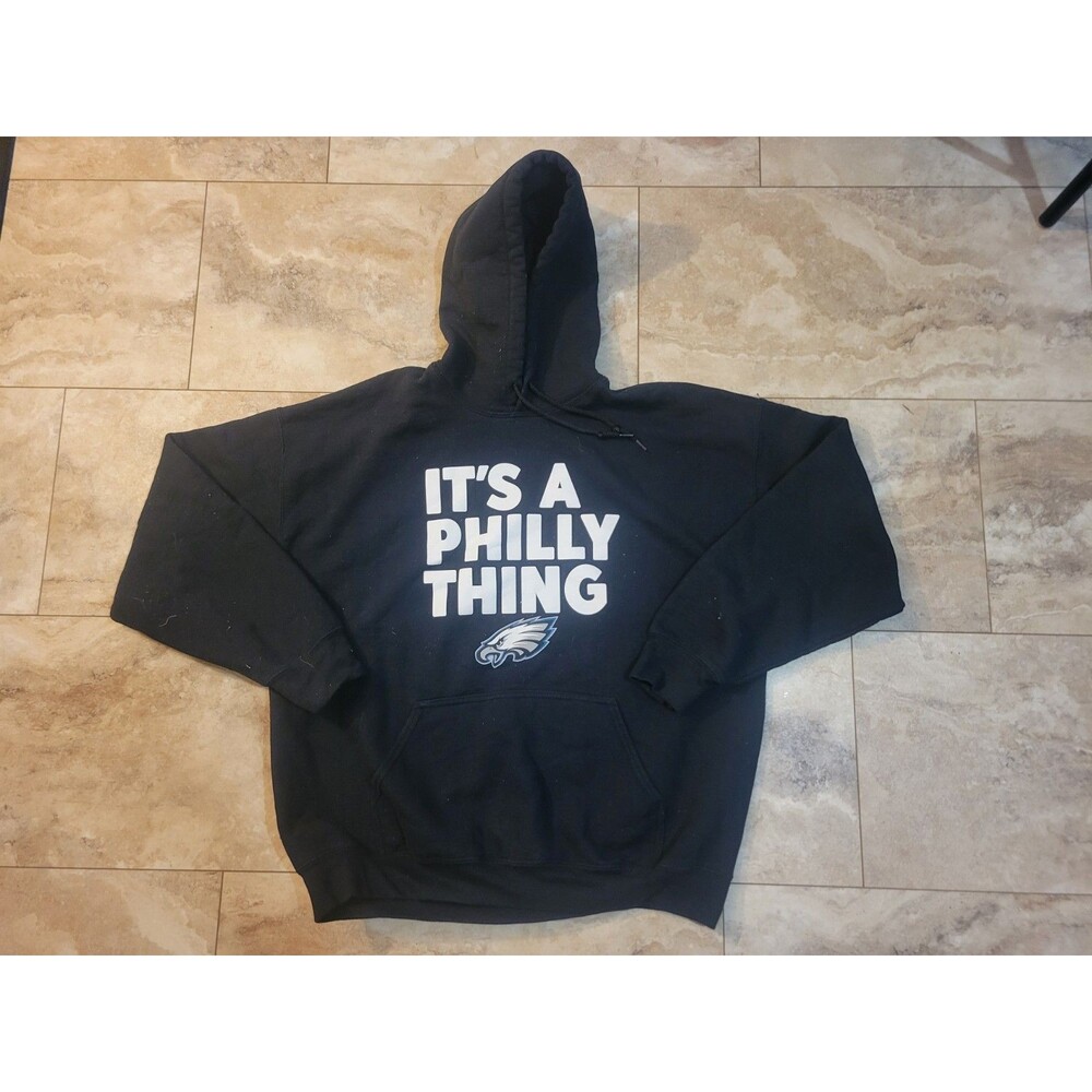 Philly "It's A Philly Thing" Philadelphia Eagles Black Hoodie Unisex XL